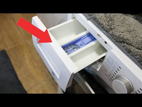 How to effectively clean mold, scale and dirt from the washing machine drawer