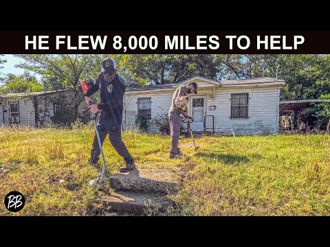 MILLIONS have seen his Yard TRANSFORMATIONS… Now he’s in AMERICA Helping STRANGERS