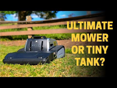 I mowed my paddock with the ⁨rugged Lymow⁩ One robot mower