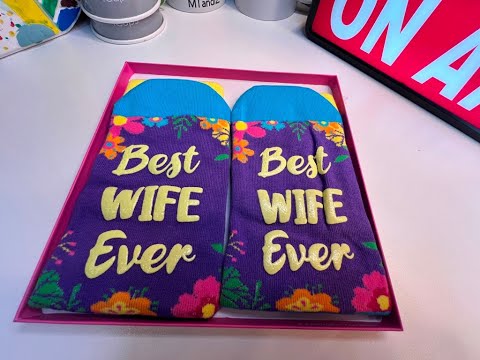 Look at UnBoXing Zmart Mothers Day Socks Daughter Sister Mother in Law Gifts Mom Nana Aunt Socks