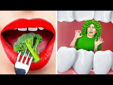 IF FOOD WERE PEOPLE || If Objects Were People! Funny Situations and Food Hacks by 123 GO! Series