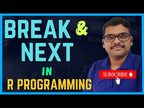 BREAK & NEXT STATEMENTS IN R PROGRAMMING || break & next Keywords in R Language || R Programming