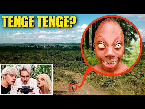My drone filmed TENGE TENGE in Real life! **sang a song**