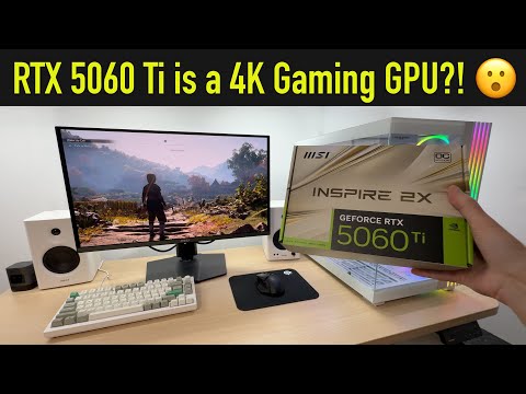 RTX 5060 Ti 16GB vs Modern Games at 4K [Ray Tracing, DLSS, Frame Gen]