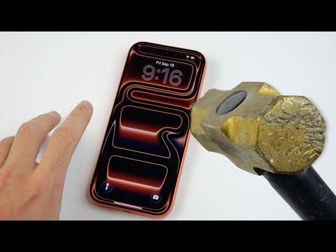 iPhone 17 Pro Hammer & Knife Scratch Test!