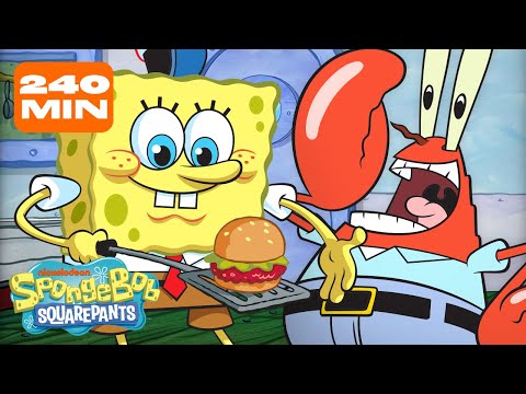 4 HOURS of SpongeBob 🧽 | SpongeBob