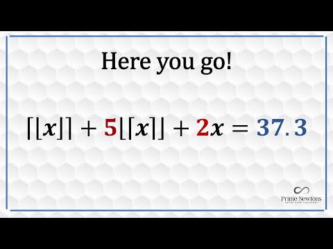 The ceiling of a floor and the floor of a ceiling equation