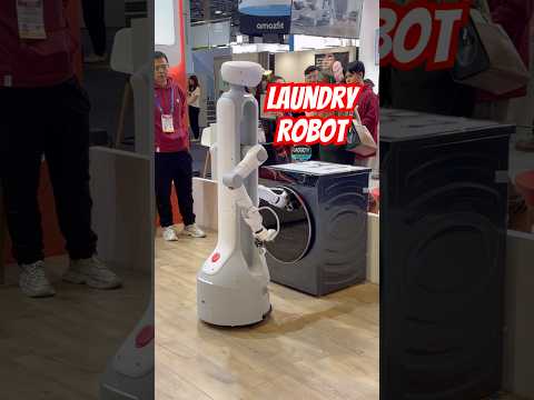 Bring on the laundry robots! ๐ค๐งบ #tech #laundry