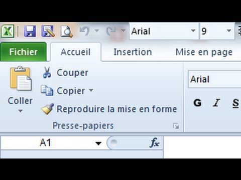 Tuto Excel : Découvrir les différents onglets