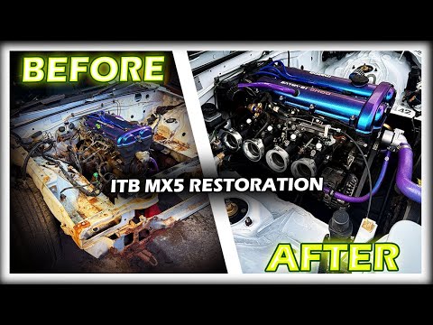 How to build an ITB MX5 & restore a ROTTEN Engine Bay