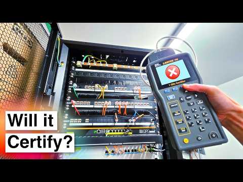 Will it Certify? Testing my Home Network Cabling Install with a Cable Certifier!