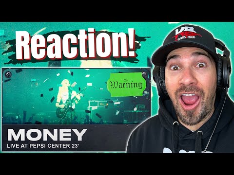 THE WARNING - Money (Live From Pepsi Center) REACTION!