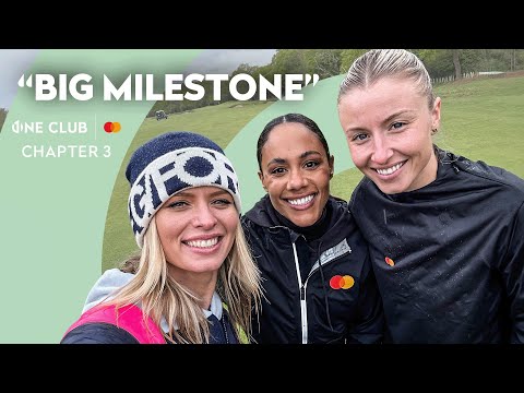 Alex Scott plays her FIRST EVER GOLF HOLE with Nadiya Bychkova and Leah Williamson | Chapter 3