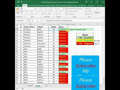 IF Else condition in Excel #shorts #ifelsestatement #ifcondition  #exceltutorial #swiftlearn