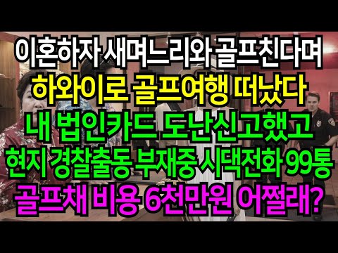 이혼 도장 찍자마자 새며느리 골프 해외여행 환영식 한 시댁, 법인카드 도난신고로 복수했습니다…