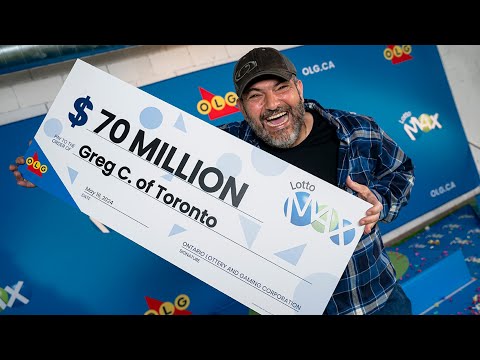 CAUGHT ON CAMERA: Ontario’s newest $70 million LOTTO MAX winner