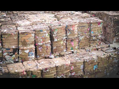 【台灣廢紙回收世界第一！ 就連紙箱撕不掉的膠帶也能再利用】