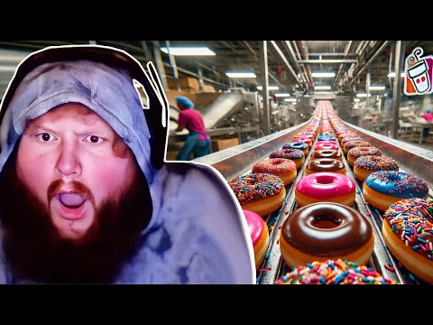 Caseoh Reacts to How Food Is Made – Donuts Popcorns and Eggs