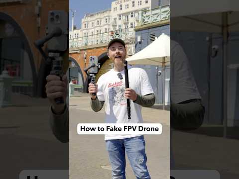 How to Fake FPV Drone Footage #dji #osmomobile7p