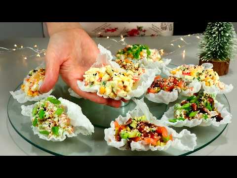 Everyone's SEEN IT, but No One Said What It Tastes Like! A Gorgeous Rice Paper Appetizer! 3 Fillings
