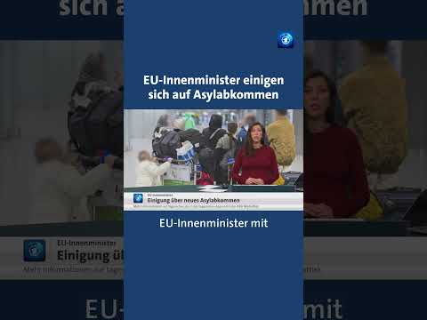 EU-Innenminister:innen einigen sich auf neues Asylabkommen
