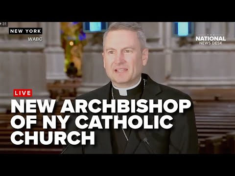 Archbishop-Designate Ronald Hicks Holds Press Conference at St. Patrick’s Cathedral