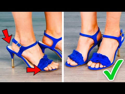 34 SENCILLAS MANERAS DE MEJORAR TUS ZAPATOS || INTELIGENTES TRUCOS DE CHICAS
