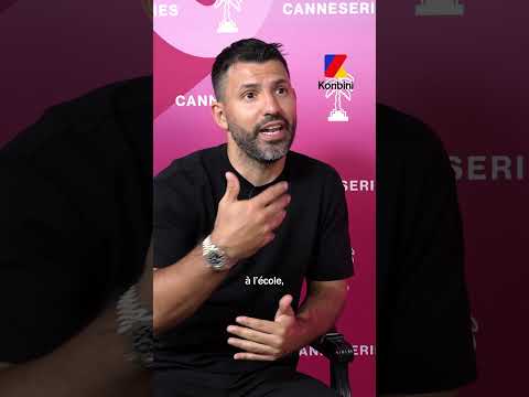 La légende du football Sergio Agüero était présent à Canne series !