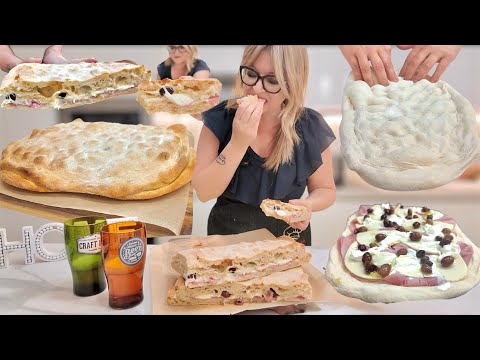 FOCACCIA MILLE BOLLE RIPIENA fatta in casa LEGGERA, CROCCANTE e PIENA DI BOLLE 