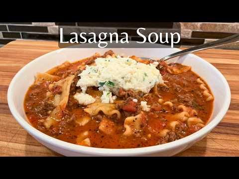 The Ultimate One-Pot Lasagna Soup (Ready in Under an Hour!)