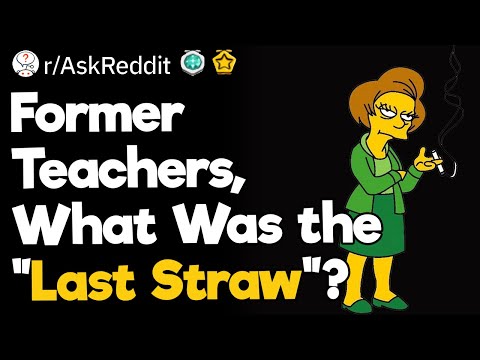 Former Teachers, What Made You Quit?