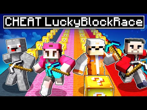 Youtuber Insel HARDCORE LUCKY BLOCK RACE