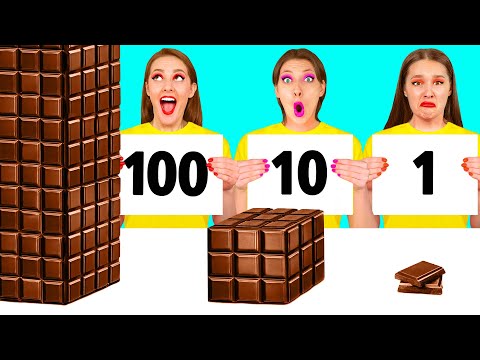100 Слоев Еды Челлендж | Съедобная Битва от Fun Fun Challenge