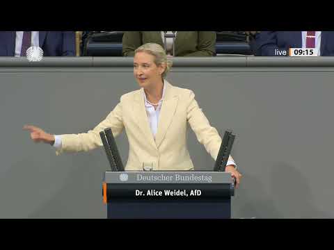 Generalaussprache: Heftige Kontroverse zwischen Alice Weidel und Kanzler Merz