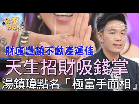 【精華版】天生招財吸錢掌！湯鎮瑋點名「極富手面相」