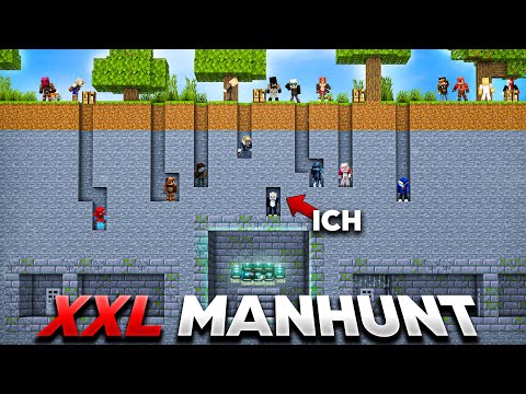 MINECRAFT MANHUNT GEGEN 170 SPIELER (ULTRA HARDCORE)