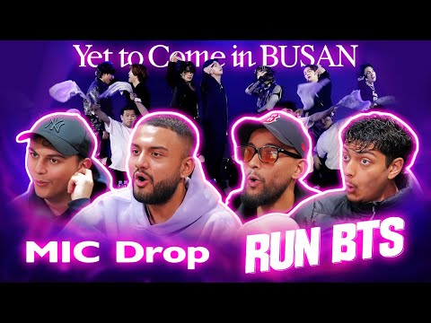 OUR FIRST TIME WATCHING BTS “Yet To Come” in BUSAN LIVE!! | 'MIC Drop’ & (Run BTS)’