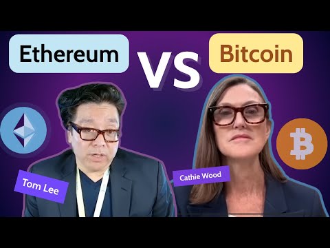 Tom Lee & Cathie Wood: Will Ethereum Overtake Bitcoin?