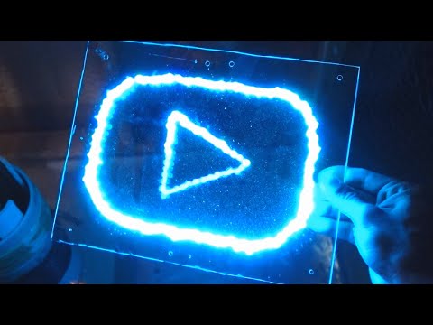 Plasma Play Button for 1M Subscribers