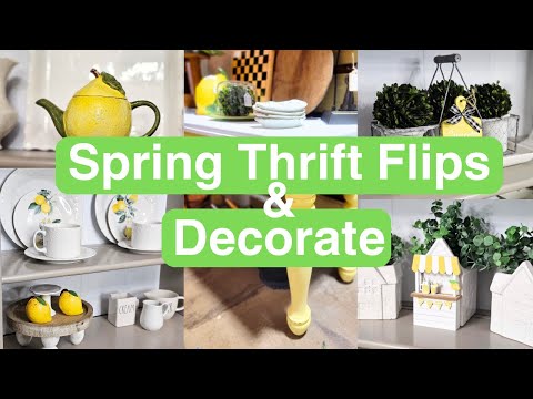 Spring Furniture and Decor Flips & Decorate with me