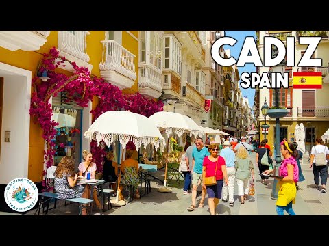 CADIZ, Spain 🇪🇸 - 4K HDR Walking Tour in Andalusia with Captions
