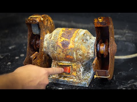 Impossible? Not Anymore - Old Bench Grinder Restoration