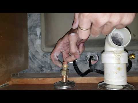 EASY TRICK to remove stuck ring on supply valve with copper compression fitting!