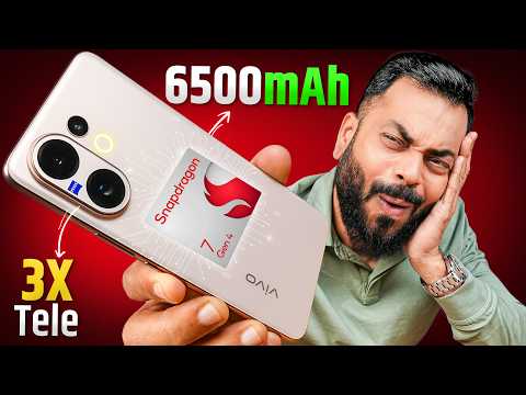 vivo V60 Unboxing & First Look ⚡ Snapdragon 7 Gen 4, 3x Tele, 6500mAh & More