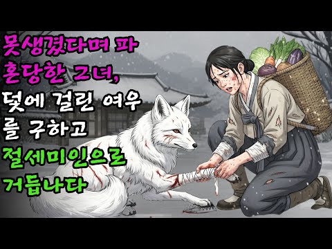 못생겼다며 파혼당한 그녀, 덫에 걸린 여우를 구하고 절세미인으로 거듭나다 #야담#민담#전설#설화