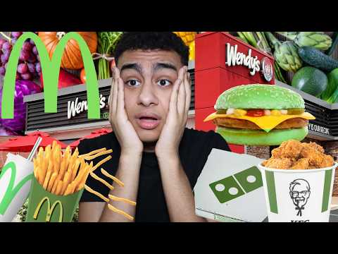 I Only Ate "healthy" fast food for 24 hours!