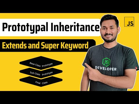 Prototypal Inheritance | Extends and Super Keyword in JS | The Complete JavaScript Course | Ep.86