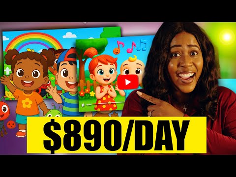 Make $890/Day Posting Faceless AI Kids Songs 