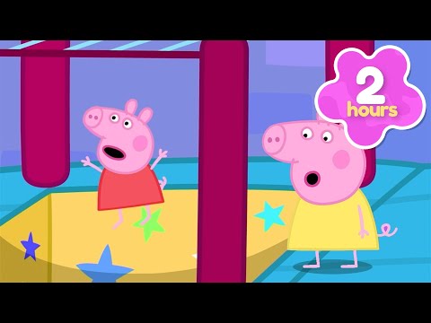 Peppa Falls in BOUNCY CASTLE 🏰 Peppa Pig Full Episodes | 2 Hours of Kids Cartoons