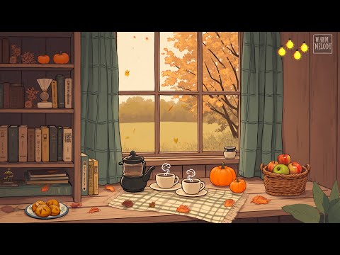 Lazy Sunday in October 🍁🎵 Calm Your Heart, Ease Your Mind ☕ Lofi Coffee